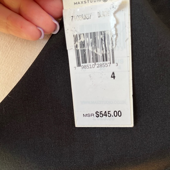 👠NWT Leon Max luxury limited edition silk billowed sport coat - Picture 10 of 14